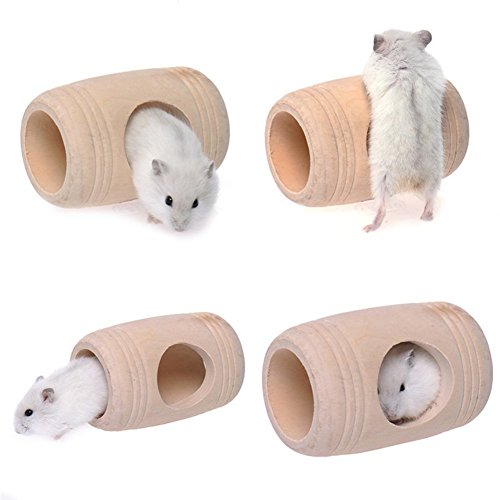 Gemini_mall® Holz Bett House Käfig Mola geformte Pet Kleintiere Ratten Hamster Spielzeug von Gemini_mall