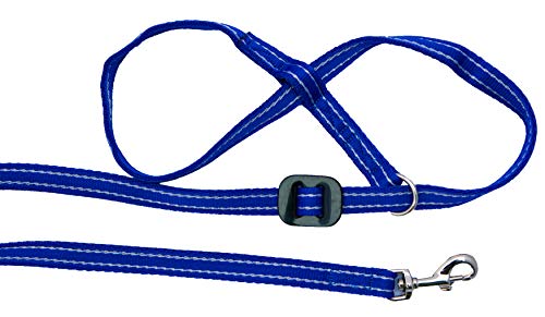 Gencon Clip am Halsband links, Blau/Weiß von Gencon