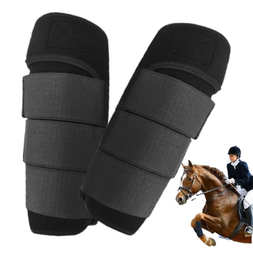 2 Stück Pferdebeinschutz – Vorder- Und Rückseite Pferdestiefel, Ergonomischer Pferdebeinbandageschutz | Anti-Kollisions-Pferdebeinschützer Für Wettkämpfe, Pferdegamaschen Für Das Tägliche Training, Pf von Generic