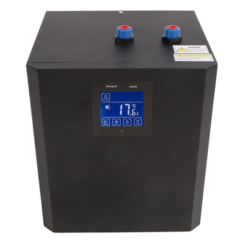 79-Gallonen-Aquariumkühler, Erosionsbeständig, 1/3 PS, Leistungsstarker, Geräuscharmer Aquariumkühler mit Leisen Lüftern für die Aquariumkühlung (EU-Stecker 220 V) von Generic