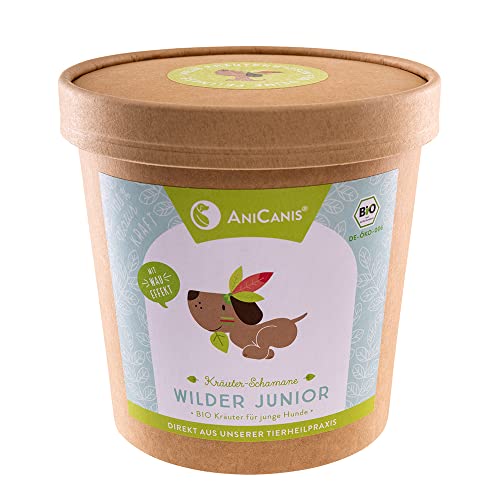 AniCanis Bio Kräutermix Wilder Junior für Hunde - Welpen & Juniorhunde Kräuter vom Tierheilpraktiker - Immunsystem - 100g von AniCanis