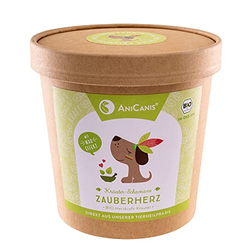 AniCanis Bio Kräutermix Zauberherz für Hunde - Kräuter vom Tierheilpraktiker - Herz, Kreislauf & Vitalität - Futterzusatz - 100g von AniCanis