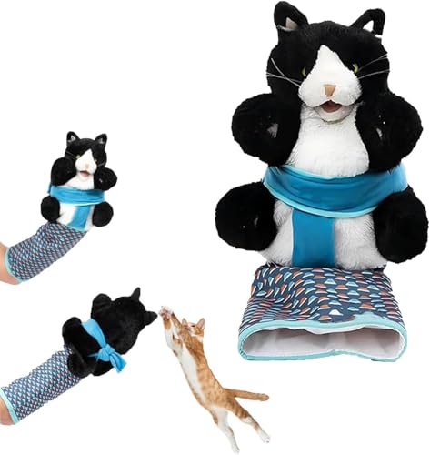 Ant arcking Wrestler, Cat Puppet Wrestling Glove, Cat Arm Wrestle Toy, Essential for Pet Lovers, with Tough Padding for Safe Interactive Play (1 PC,40 cm) von Generic