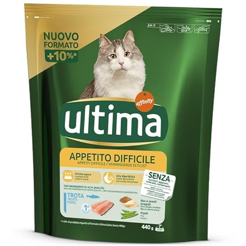 Appetito difficile Forelle Katzenfutter Trocken - Trockenfutter für Katzen - Packung mit 4 x 440 g von Generic