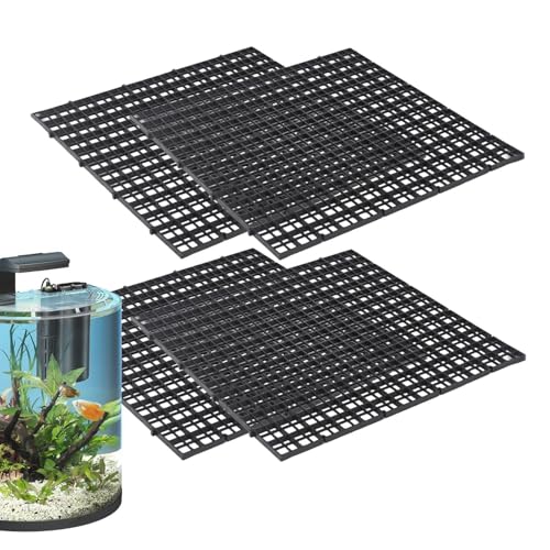 Aquarium Deckel - 4pcs Multifunktionales Aquariumabdeckung, Schildkröten -Backenbereich | Anti-Jumping-Terrarium-Deckel, Fischtankabdeckung, Aquariumfilterplatte, Reptilien-Terrarium-Deckel, Haustier von Generic