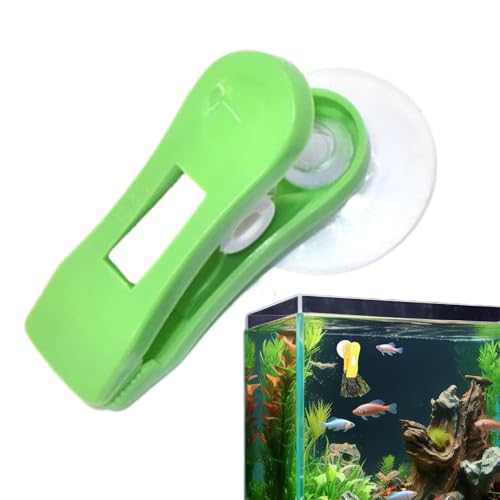 Aquarium-Fütterungsclip – Aquarium-Saugnapf-Klemmen-Clip, Fischfutter-Halterung | Veggie Feeder Clip, Fischfütterungswerkzeuge Klemme, Fischfutter Clip mit Saugnapf, Algen Clip Feeder für Meeresaquari von Generic