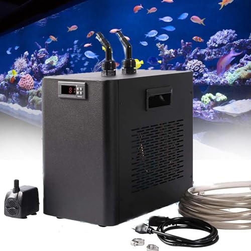 Aquarium Kühler Wasser Reservoir-Kühlung, einstellbare kommerzielle Maschine, 160 l/300 l/500 l, hydroponisch, intelligent, konstant, Frisch-/Salzwasser, mit Pumpe und Schlauch, 160 l Aquarium Kühler Wasser Reservoir-Kühlung, einstellbare kommerzielle Maschine, 160 l/300 l/500 l, hydroponisch, intelligent, konstant, Frisch-/Salzwasser, mit Pumpe und Schlauch, 160 l von Generic