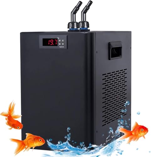 Aquarium-Kühler Wasserkühler Kühler-für Aquarien, 160 l/300 l/500 l, digitaler Thermostat für Aquarien-Kühlmaschinen mit Pumpe und Rohr, für Hydrokultur, Korallenriff, Süß- und Meerwasser 30 Aquarium-Kühler Wasserkühler Kühler-für Aquarien, 160 l/300 l/500 l, digitaler Thermostat für Aquarien-Kühlmaschinen mit Pumpe und Rohr, für Hydrokultur, Korallenriff, Süß- und Meerwasser 30 von Generic