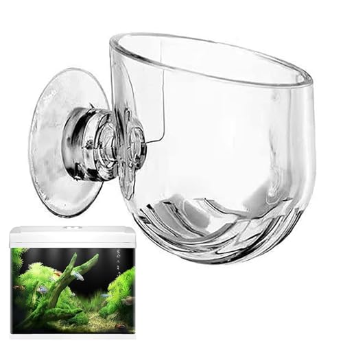 Aquarium-Pflanzbecher – 2 Stück Acryl-Wasserpflanzentopf, Wasserpflanzen-Becher, Mehrzweck-Fischtank-Pflanzenständer mit Saugnäpfen, Aquarium-Dekoration, Zubehör für Pflanzen, Fische, Aquarium von Generic