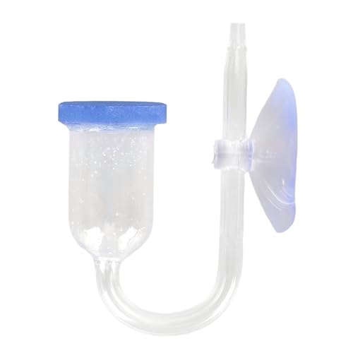 Aquarium-Sauerstoff-Refiner, Saugnapf-Befestigung, Aquarium-Luft-Refiner, Kompakt, Transparent, Atmungsaktiv, Hochgelöster Sauerstoff für Aquarien (Blue) von Generic