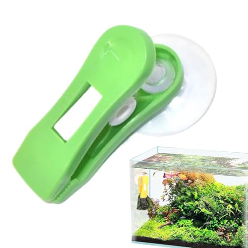 Aquarium-Saugnapf-Clip – gemüsee-Futter-Clip | Algen-Clip-Feeder | Algen-Clip-Halter | Algen-Clip-Feeder mit Saugnapf | Veggie-Feed-Clip | Fischfutterhalter für Meeresaquarien von Generic