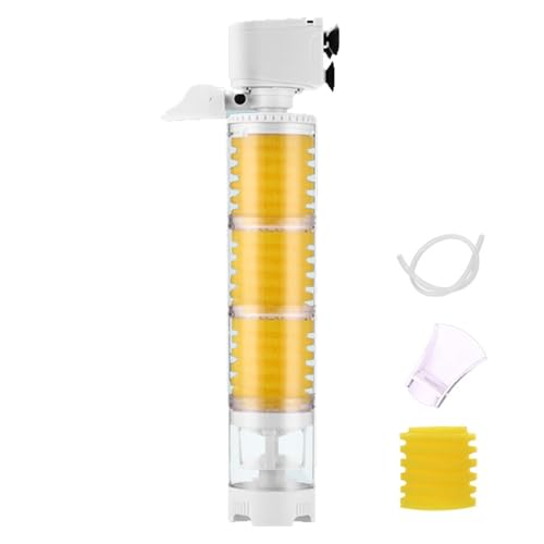 Aquarium-Vakuumfilter – Effizienter Schwammfilter für Aquarien | Wasserreinigungsfilter für die Aquarienfiltration und Sauerstoffanreicherung von Generic