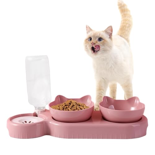 Automatic Water Feeder Bowl - 15° Angled Pet Food Bowl, Spill-Resistant Design | Integrated 500ml Water Dispenser, Elevated Feeding Set for Dogs and Cats, Comfortable & Practical Pet Dinnerware Automatic Water Feeder Bowl - 15° Angled Pet Food Bowl, Spill-Resistant Design | Integrated 500ml Water Dispenser, Elevated Feeding Set for Dogs and Cats, Comfortable & Practical Pet Dinnerware von Generic
