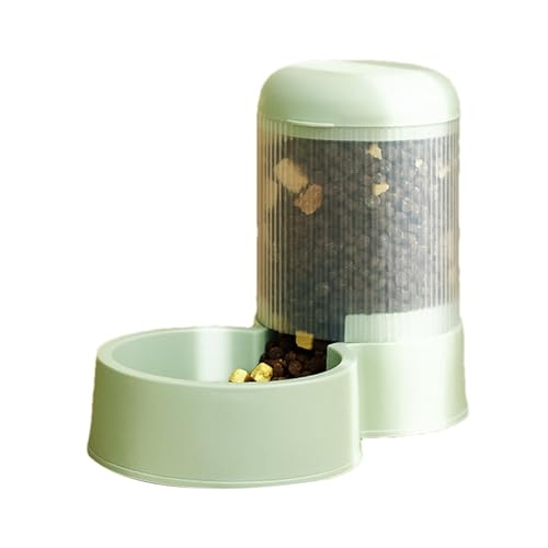 Automatische Feeder -Katzen -Trockenfutter, Autodreherkatze Futter - Langkapazität Futtermittelgefütterung Katzenspender | Abnehmbare Haustier Waterer Small Dog Bowl für alle Rassen von Generic