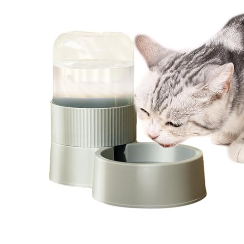 Automatische Feeder für Katze, automatische Feeder -Katzen -Trockenfutter | Auto Food Feeder Feeding Katzenspender | Abnehmbare Hundeschüssel waschbarer Haustierwasserer für Innenkatze von Generic