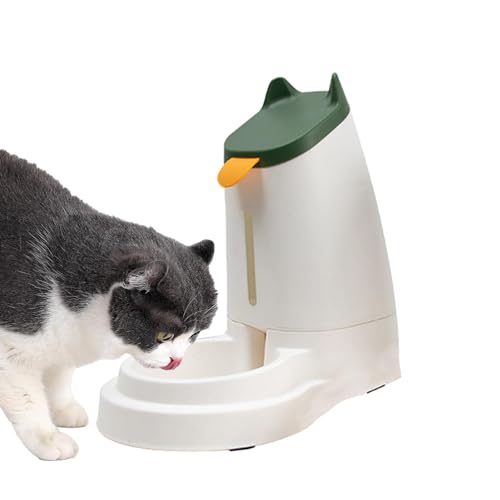 Automatischer Katzenfutterautomat, automatischer Wasserspender für Haustiere - Schwerkraftgesteuerter Futter- und Spender | Abnehmbare Futter- und Tränkezubehör für kleine Hunde und Katzen von Generic