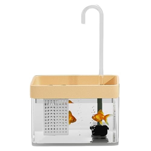 Automatischer Katzenwasserbrunnen – Katzenbrunnen mit transparentem Wasser, 1500 ml gefilterter Katzenwasserbrunnen | Aquarium-Trinkbrunnen für Haustiere mit Filterbox/geräuschloser Pumpe für Katzen u von Generic