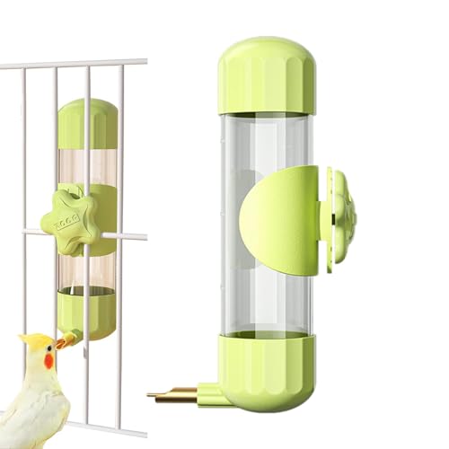 Automatischer Vogel-Wasserspender – Käfig-Wasserflasche für Papageien, Kanarienvögel, kleine Haustiere | Robustes Schlagbolzen-Design, einfaches Trinken, ideal für Papageien, Haustier-Wasserspender, K von Generic