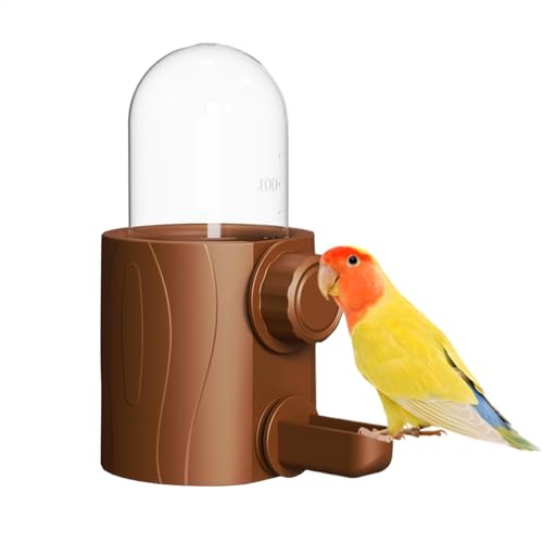 Automatischer Vogeltrinker, Vogelkäfig Waterer,250 ml Wasserfütterung Flasche Haustierkäfiglieferungen Trinkwerkzeugbehälter Vogeltrink -Accessoire für Käfig von Generic