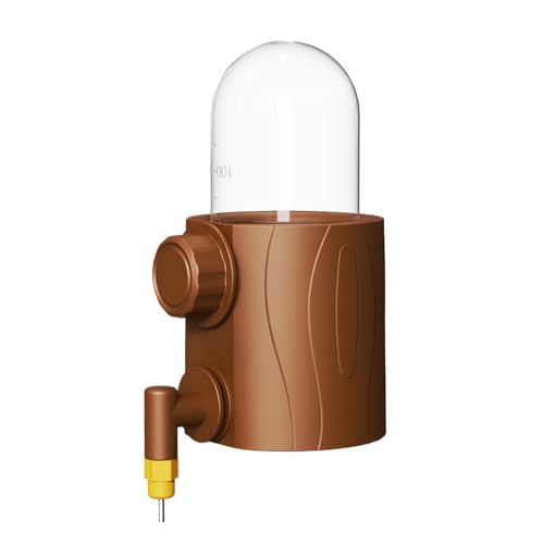 Automatischer Vogeltrinker Vogelkäfig Waterer,250 ml Wasserfütterung Flasche Haustierkäfiglieferungen Trinkwerkzeugbehälter, Vogeltrink -Accessoire für Käfig von Generic