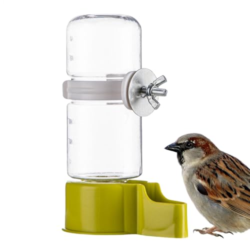 Automatischer -Wasserspender, Vogeltränke Für Käfige | 140 Ml Vogel-Wasserbehälter, Hängende Trinkflasche, Trinknapf, Vogel-Wasserstation Für Kleine Und Mittelgroße Vögel, Zuhause von Generic