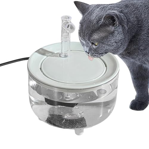 Automatischer Wasserspender für Katzen, automatischer Wasserspender für Katzen | Hundetränkespender Katzentränke | Automatischer Trinkbrunnen für Haustiere, geräuschloser Wassernapf fürs Auto, Wassers von Generic