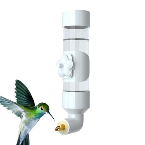 Automatischer Wasserspender für Vögel – Wasservogelspender für Haustiere | Sittich-Wasserspender für Käfig, Sittich-Trinkflasche, Acryl-Tränke für Sittiche von Generic