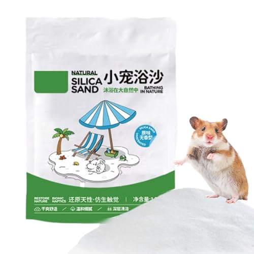 Badesand Für Hamster | Badesand Für Hamster, Chinchillas, Chinchillas Und Andere Kleine Nagetiere, Wüstensand Staubdicht, Für Rennmäuse, Chinchillas, Chinchillas Und Andere Kleine Nagetiere von Generic