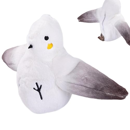 Bird-Sound Cat Toy - Intelligent Electric Cat Play Toy, Flapping Plush Bird Toy | Simulates Chirping Sound Cat Toy, Rechargeable Animal Activity Toy for -Entertainment and Exercise von Generic