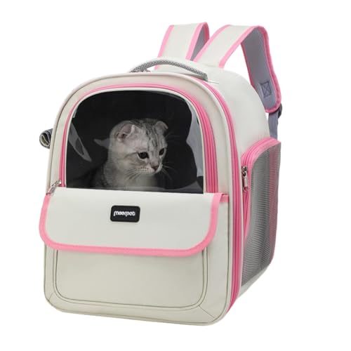 Bubble Cat Carrier – Katzenrucksack | Belüftete Haustier-Tragetasche, geräumiger, Leichter und bequemer Rucksack für kleine Hunde, Katzen, Reisen, Wandern von Generic