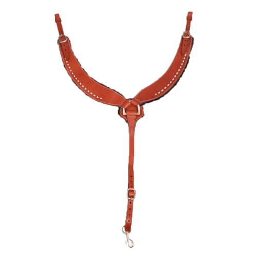 CTK Saddlery Halsband für Pferdebrust, handgefertigt, Leder, Braun von CTK SADDLERY