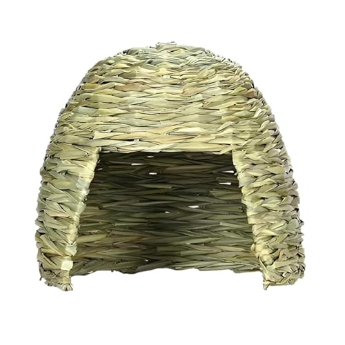 Casa de Stroh – Zusammenklappbares Grashaus für Haustiere, Hamsterversteck von Chinchilla, Spielhaus für Heubett für Haustiere, Dekoration für kleine Tiere für Igel, Kaninchen Casa de Stroh – Zusammenklappbares Grashaus für Haustiere, Hamsterversteck von Chinchilla, Spielhaus für Heubett für Haustiere, Dekoration für kleine Tiere für Igel, Kaninchen von Generic