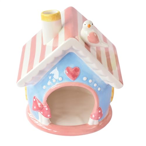 Céramic Hamster - Hamster Hideaway, Cooles Bett Hamster Haus | Kreative Chinchilla -Hütte, Haustieraccessoires, Gerbilhäuser Und Versteck, Kleine Tiere Bis Zu von Generic