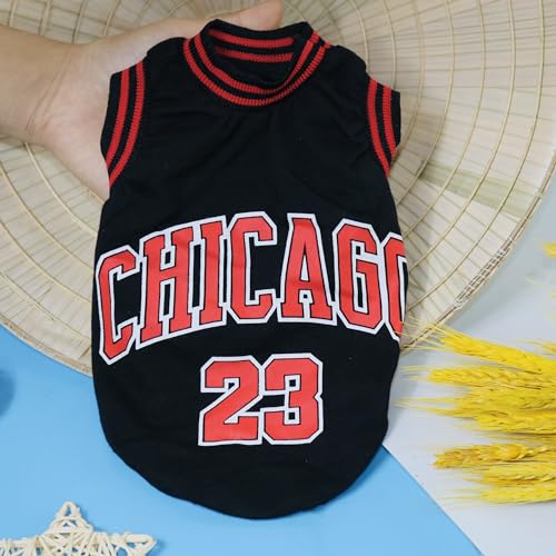 Chicago Basket Ball T-Shirt für Hunde, Größe S von Generic