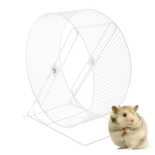 Chinchilla-Rad, kleines Hamsterrad, lautloses Kleintierrad |. Hamsterrad, lustiges Hamsterspielzeug für Hamster, Mäuse, Rennmäuse von Generic