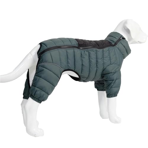 Daunenjacke Hundejacke, Ganzkörperschneeanzug weich, leicht, warmer Mantel mit reflektierenden Streifen, winddichte Outdoorkleidung, für kleine, mittlere und große Hunde, ideal für den Winter Daunenjacke Hundejacke, Ganzkörperschneeanzug weich, leicht, warmer Mantel mit reflektierenden Streifen, winddichte Outdoorkleidung, für kleine, mittlere und große Hunde, ideal für den Winter von Generic