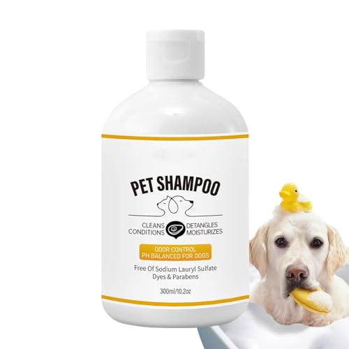 Desodorierendes Pflegeshampoo – Reinigungsshampoo Für Hunde, Reinigungsshampoo Für Stinkende Hunde | Badegeruch Beseitigendes Shampoo Für Stinkende Hunde von Generic