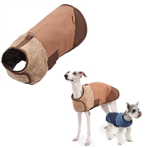 Dog Clothes,Jacket Winter Dog Coat Winter Jacket for Small Dogs Size S/M/L/XL for small Large Dogs(Beige,XL) von Generic