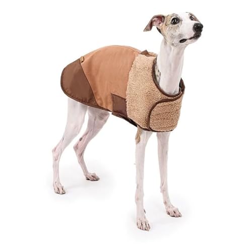 Dog Cold Weather Coat,Dog Windproof Coat Cotton,Size S/M/L/XL for Small Medium Large Dogs Winter Pet Clothes(Brown,XL) von Generic