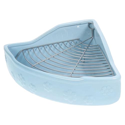 Eck-Toilettenbox für Kaninchen, dreieckige Katzentoilette für kleine Haustiere, Hygienekiste für Kaninchen, Chinchillas, Igel, Frettchen und Hamster, Zubehör leicht zu reinigen Eck-Toilettenbox für Kaninchen, dreieckige Katzentoilette für kleine Haustiere, Hygienekiste für Kaninchen, Chinchillas, Igel, Frettchen und Hamster, Zubehör leicht zu reinigen von Generic