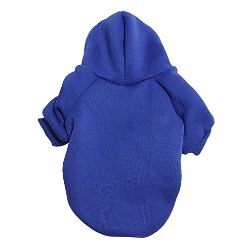 Einfarbige Hundekleidung Haustierkleidung Kleidung Pullover Frühling Herbst Winter Kleiner Mittelgroßer Hund Hundepullover Hunde Fahrradanhänger Und (Blue, 3XL) von Generic