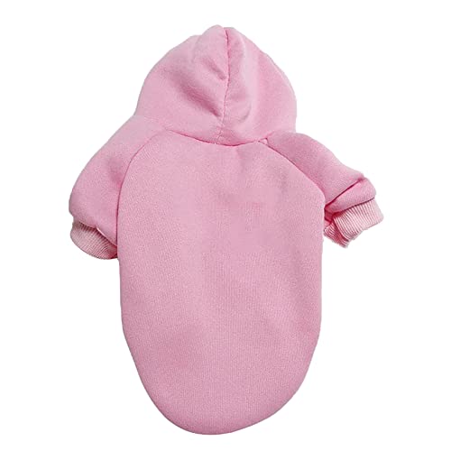 Einfarbige Hundekleidung Haustierkleidung Kleidung Pullover Frühling Herbst Winter Kleiner Mittelgroßer Hund Hundepullover Hunde Fahrradanhänger Und (Pink, 7XL) von Generic