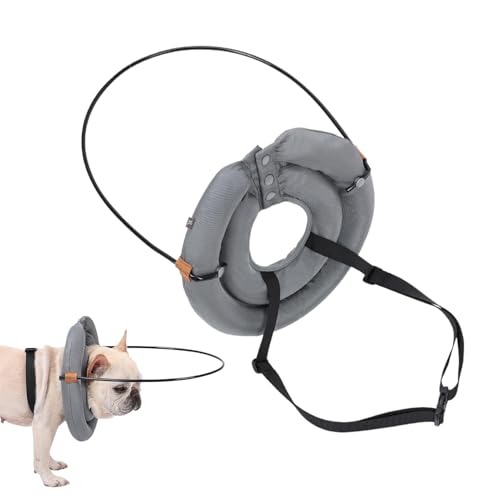 Einstellbarer Stoßstangenkragen | Schutzring Für Blinde Haustiere | Pet Safety Kollisionsring für blinde Hunde, Hello-Kollisionskollisions-Anti-Kollisions-Ring für blinde Hunde, leichter Halo-Geschirr von Generic