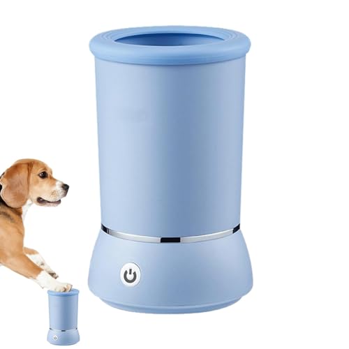 Elektrischer Hundepfotenreiniger – USB-Haustierwaschmaschine, automatisches Hundereinigungsgerät | Müheloses Werkzeug zur Staub-, Schmutz- und Haarentfernung, Pfotenpflege-Pflegeinstrument für Labrado von Generic