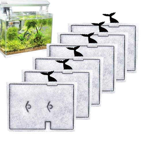 Filterpatrone für Aquarium, Filterpatrone für Aquarium | 6 Stück Aktivkohlefilterkartusche, effektive Filtration Aktivkohlefilterpatronen für Aquarien von Generic