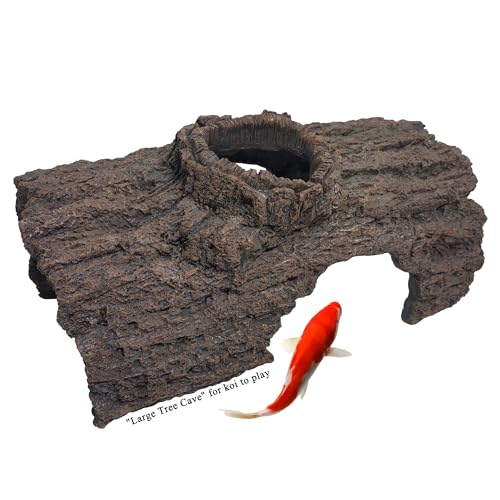 Generic Fischhöhle für Koiteich, groß, realistisches Versteck für Reptilien, Wildtiere und Teiche von Generic