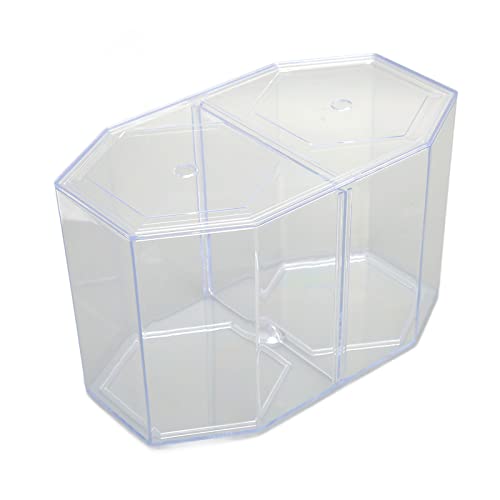 Fischzuchtbox, Aquarium-Zuchtbox, Kunststoff-Aquarium-Fisch-Zuchtbox, Transparente Achteckige Fisch-Isolationsbox, Aquarium-Trennwand mit 2 Abschnitten, Design für die Zucht, von Generic