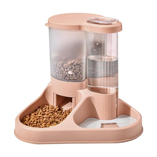 Futter- und Wassernapf für Hunde, automatischer 2-in-1-Wasserspender und Futterfutter-Set, abnehmbares Design-Futterwerkzeug für Hunde, Katzen und andere Tiere von Generic