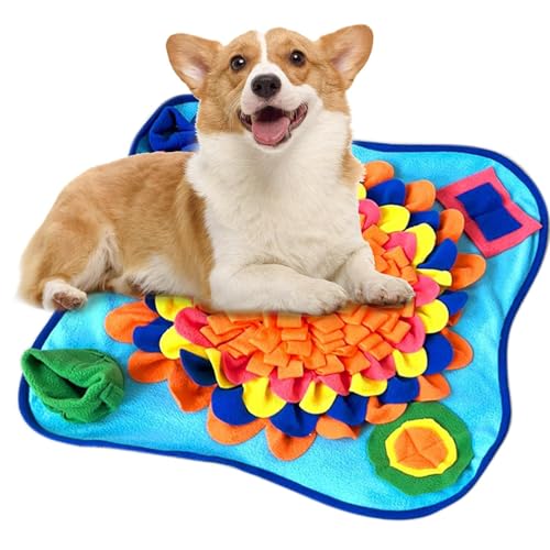 Futtermatte Für Hunde – Schnüffelmatte Für Hunde, Kauspielzeug Für Hunde | Hundefutter-Puzzle, Schnüffelmatte, Hundespielzeug, Interaktives Hunde-Puzzle-Spielzeug, Leckerli-Spender, Hundespielzeug von Generic