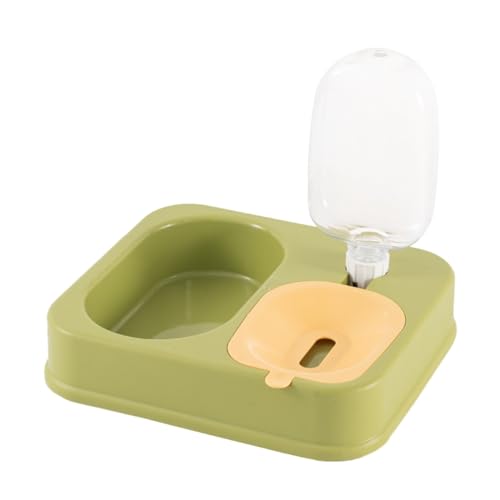 - Futternapf für Haustiere, verdickt zum Umkippen, Katzenfutter-Set, Wasseraufbewahrungsnapf für Hunde, Futternapf für Katzen QcA653 (Green, One Size) von Generic